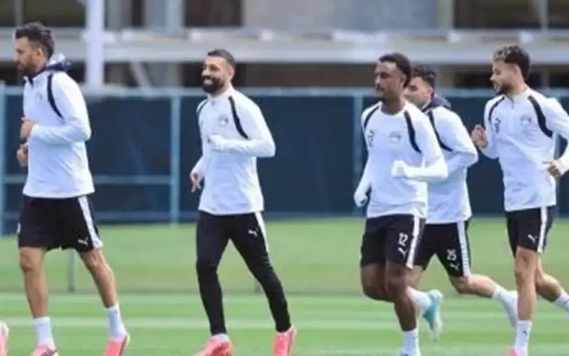 عاصفة رعدية تباغت لاعبي منتخب مصر وتوقف المران الجماعي في أتلانتا